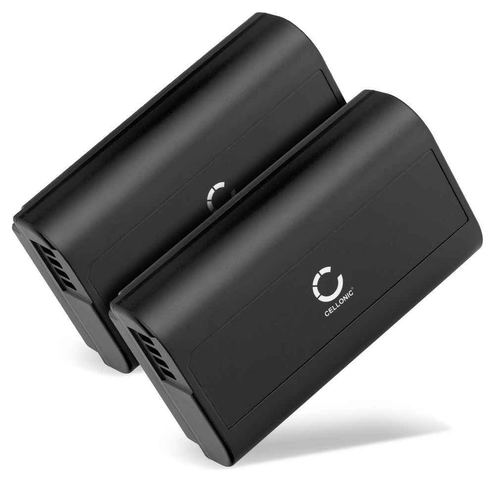 CELLONIC Akku-Set Für Panasonic Lumix DC-S1R/S1/S1H – 2x 3400mAh, 7,4V + Dual-Ladegerät