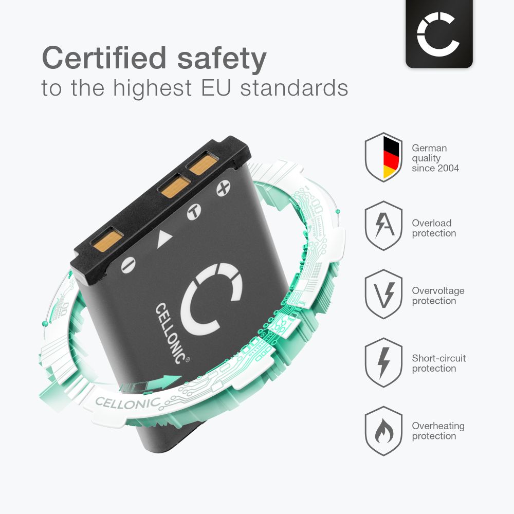 CELLONIC, Battery Sat Nav Compatible With Bosch Nyon, S6EA (700mAh, 3.7V) Replacement Battery 150906AAWW017, 1ICP6/32/39, S6EA