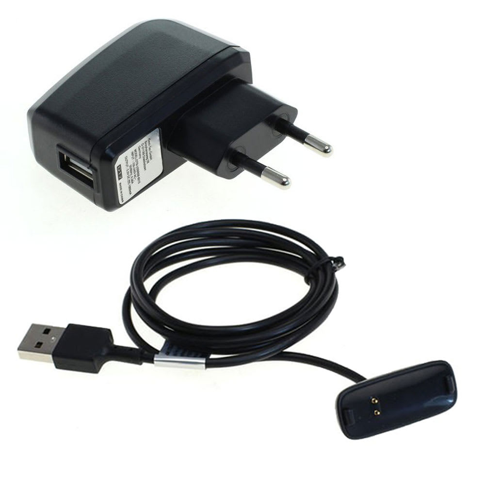 subtel System Connector Laddare för FitBit Inspire 2 smartklocka / fitnessarmband med kabel + USB Kabel