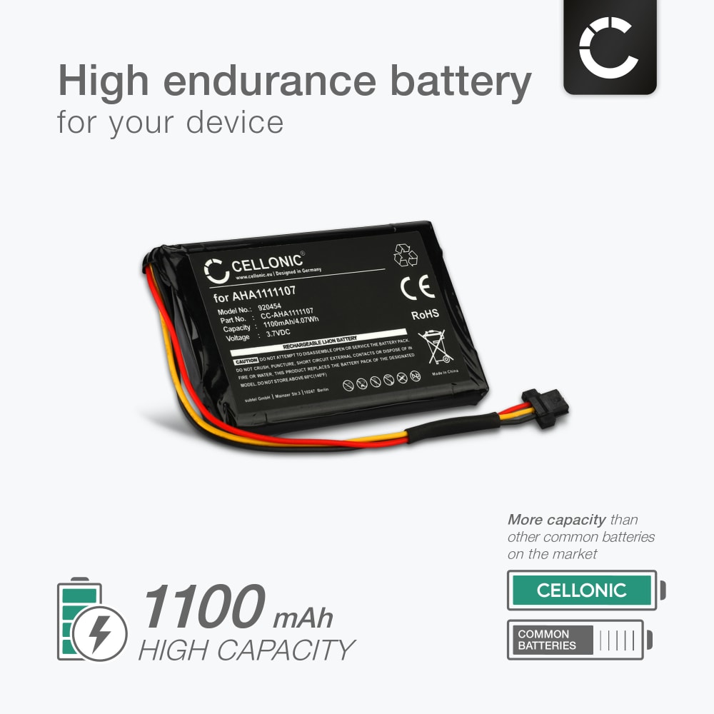 Replacement Battery For TomTom Go 620, Go 600, And P6 Models – Black Unbranded