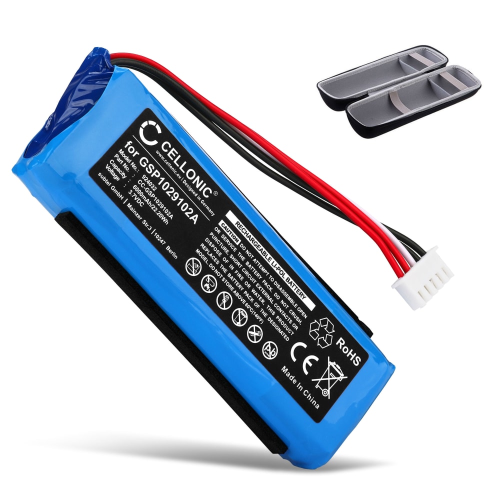 Batterie pour enceinte JBL Charge 3 - accu GSP1029102A 6000mAh + Sac