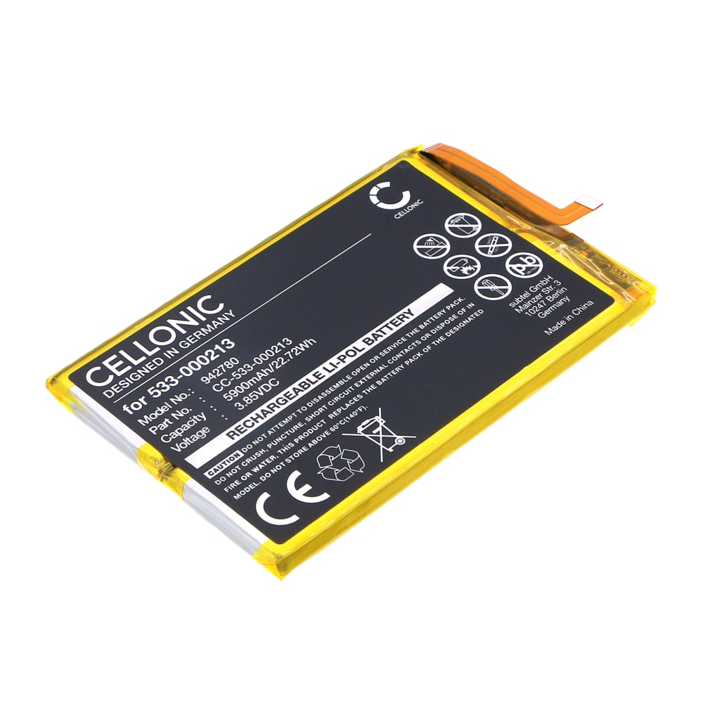 Batteri for Logitech G Cloud Handheld 533-000213 (5900mAh, 3.85V) fra CELLONIC