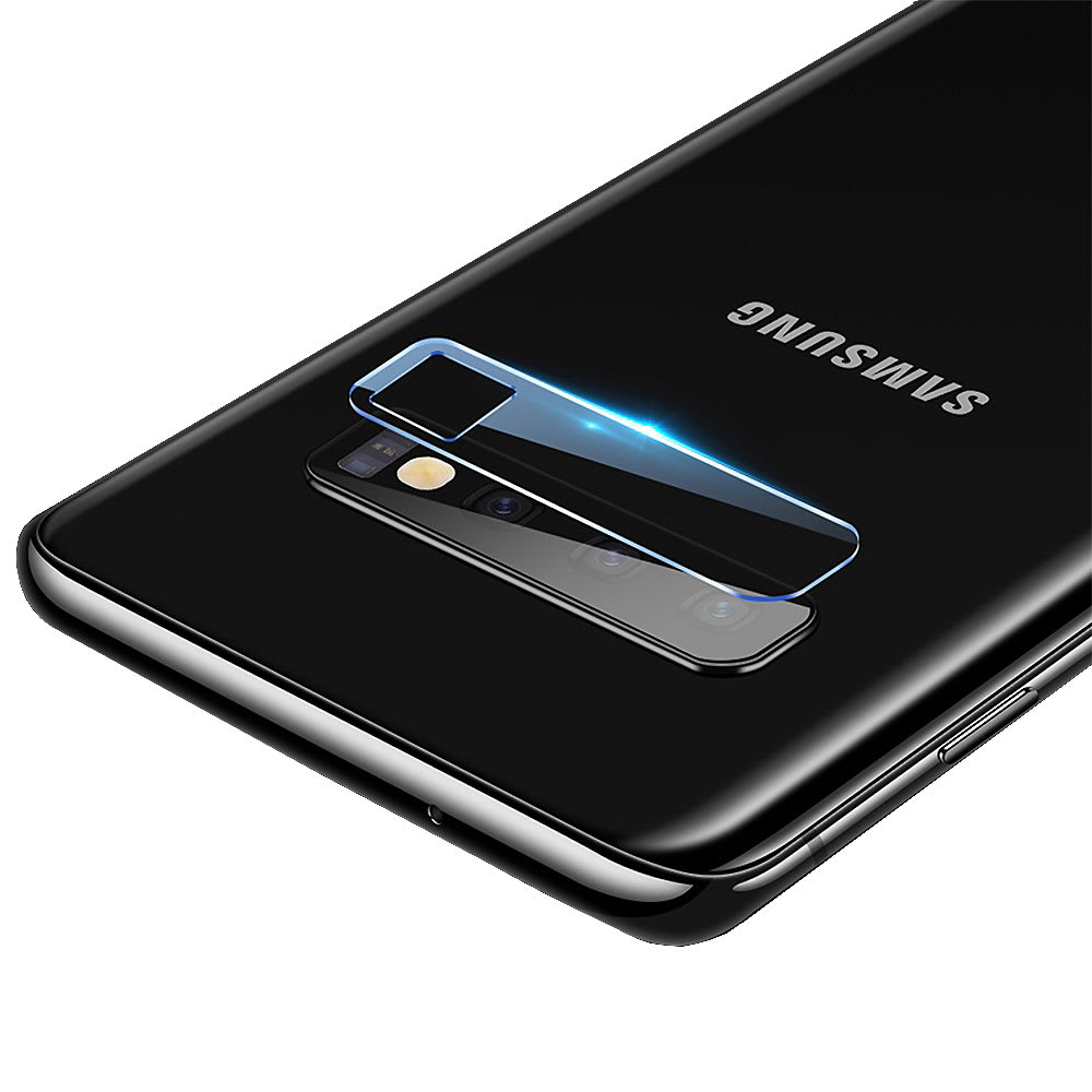 Ripebeskyttelse til mobilkamera Samsung Galaxy S10 (SM-G973) (Beskyttelse til kameralinsen på smarttelefon, 9H, 0,33mm, Full Glue) Herdet Glass