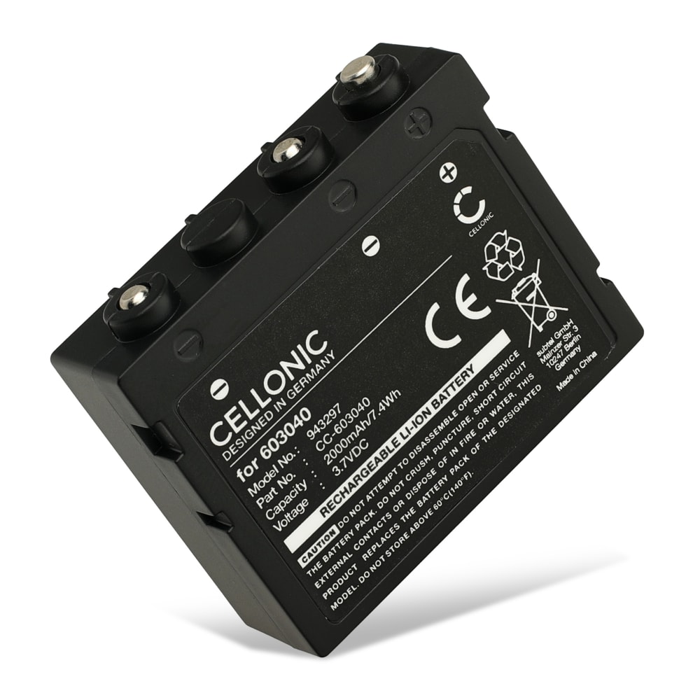 Batteri for Ledlenser H7 SE, H7.2, H7R Core, H7R SE 2000mAh fra CELLONIC