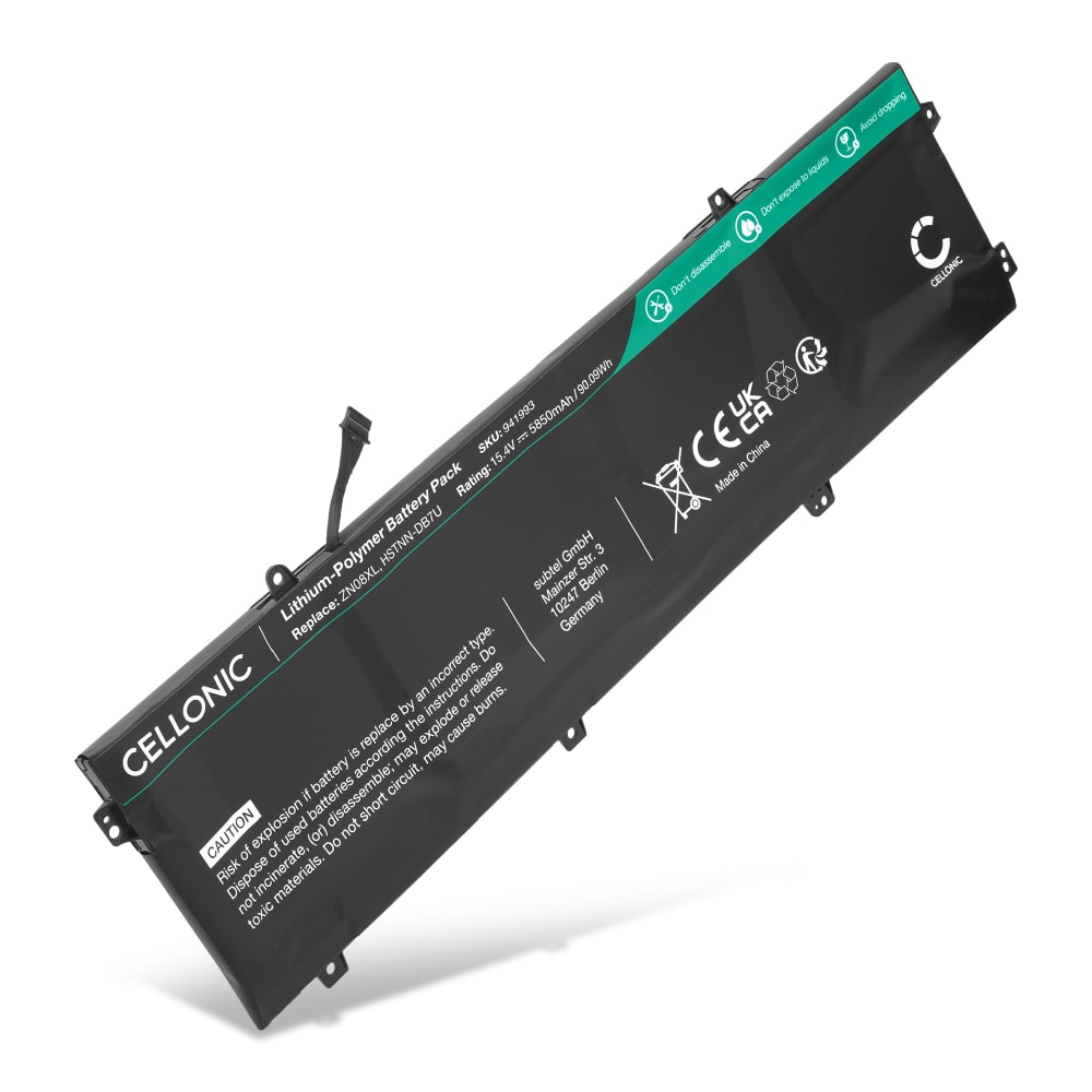 Batteria CELLONIC® ZN08XL per notebook HP ZBook Studio G3/ G4 Affidabile ricambio da 5850mAh Sostituzione ottimale per computer portatile laptop