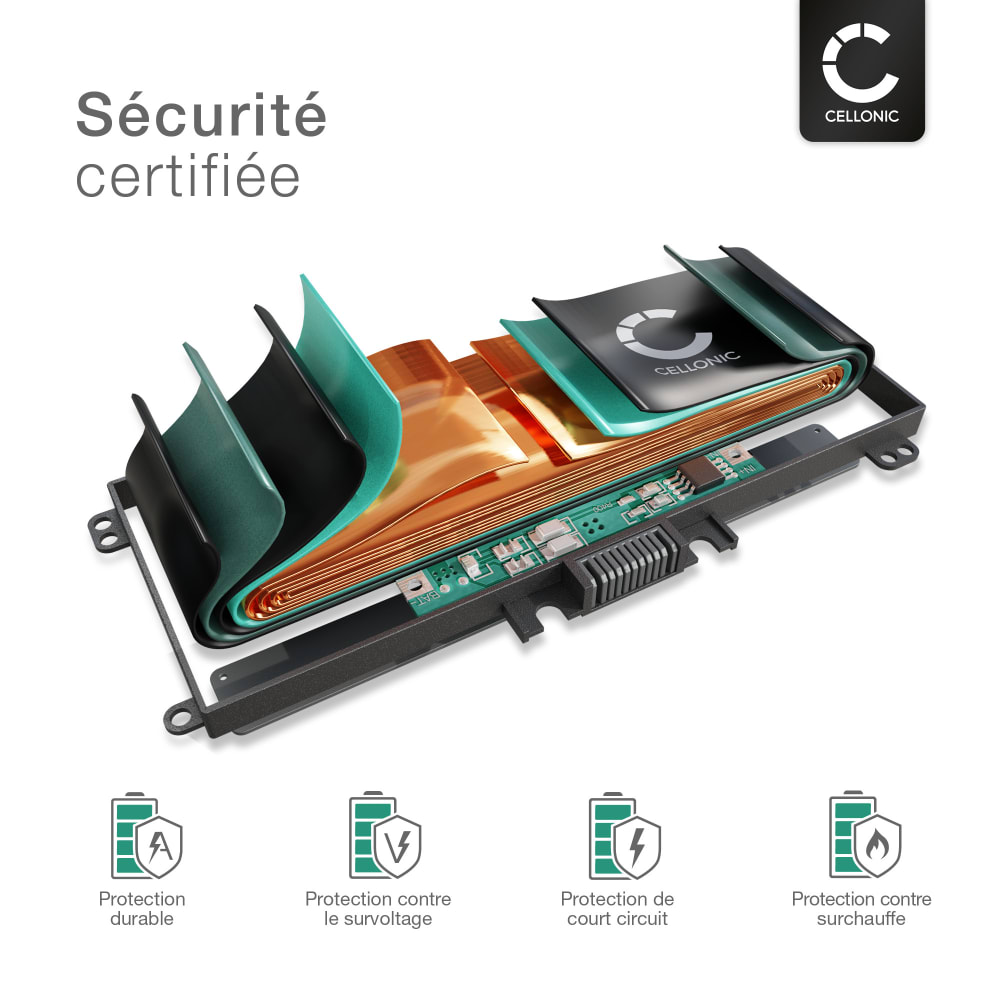 Batterie HP EliteBook 840 G3 (L3C63AV), 850 G3