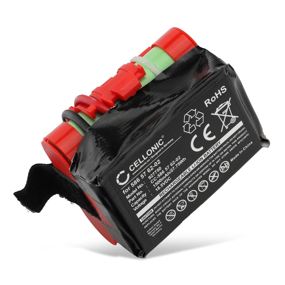 Batteria per Husqvarna Automower 305, 105, 308, Gardena R40Li, R70Li, R50Li, R38Li, R40 1500mAh 18.5V marca CELLONIC