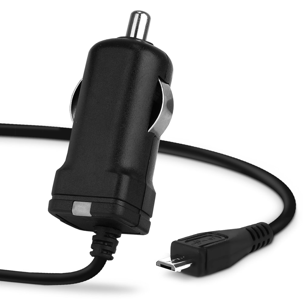 subtel® 12V / 24V Socket to Micro USB In Car Charger for SanDisk Clip Sport Plus / Sansa Clip Plus, ZIP, JAM Cigarette Lighter Adapter 1.5m Charging Cable