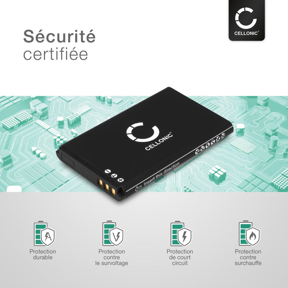 Batterie DBO1000A pour Doro 1370 / 1372 / 2404 / 6040 / 6060