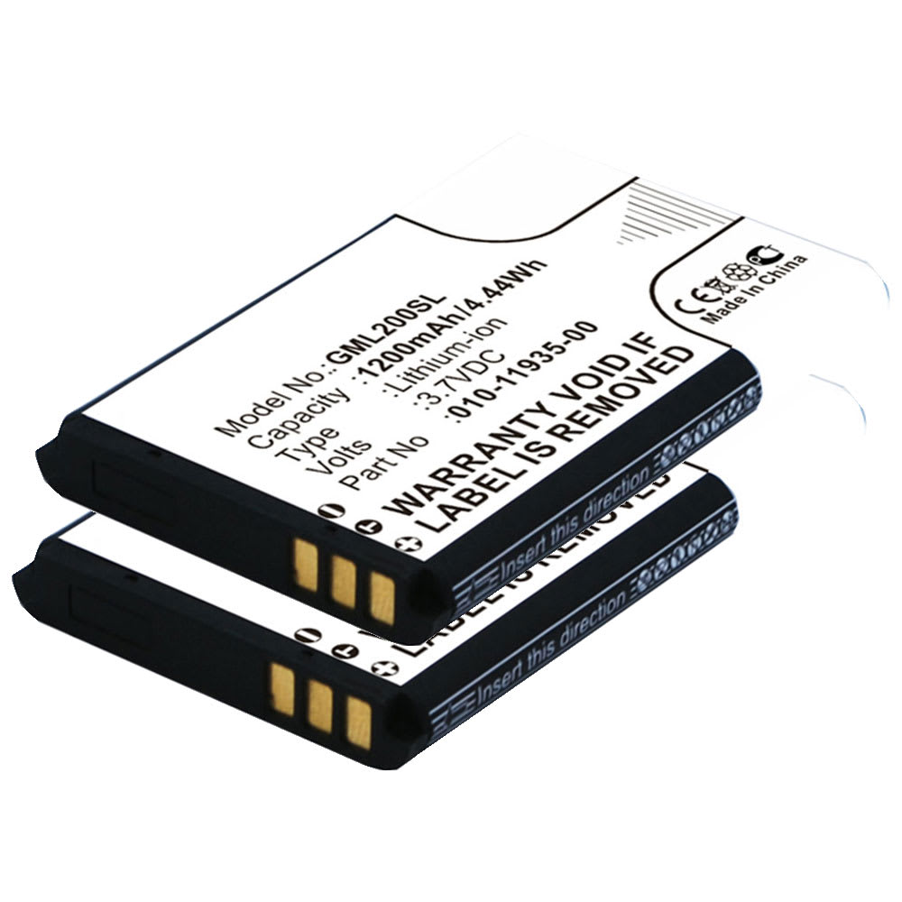 2x Batteria subtel® 361-00030-00, 010-01055-15, 010-02184-01, 010-11935-00 per navigatore GPS Garmin Glo / Glo 2 Affidabile ricambio 1200mAh compatibile al 100%