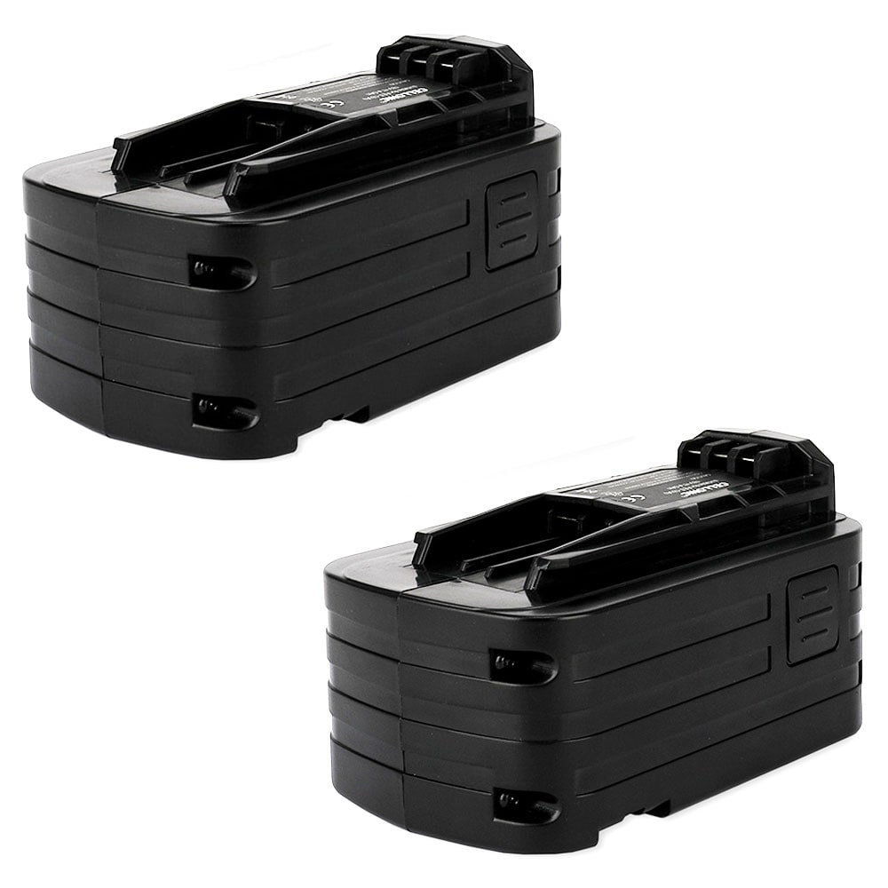 2x Batteri 18V, 4Ah, Li Ion for FESTOOL ISC 240, 2-Plus, 2-Set, BHC 18 Li-basic, BHC 18 Li, HKC 55 Li - BPC 18 Li, 498343, 499849 Reservebatteri