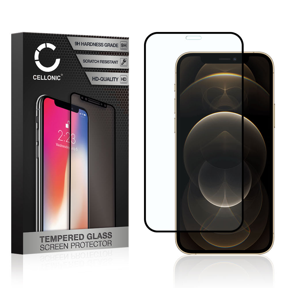 0,33mm Displayskydd / skärmskydd för Apple iPhone 12 Pro Max- mobil, 9H 3D Full Cover, Full Glue - smartphone-skyddsglas, screen protector