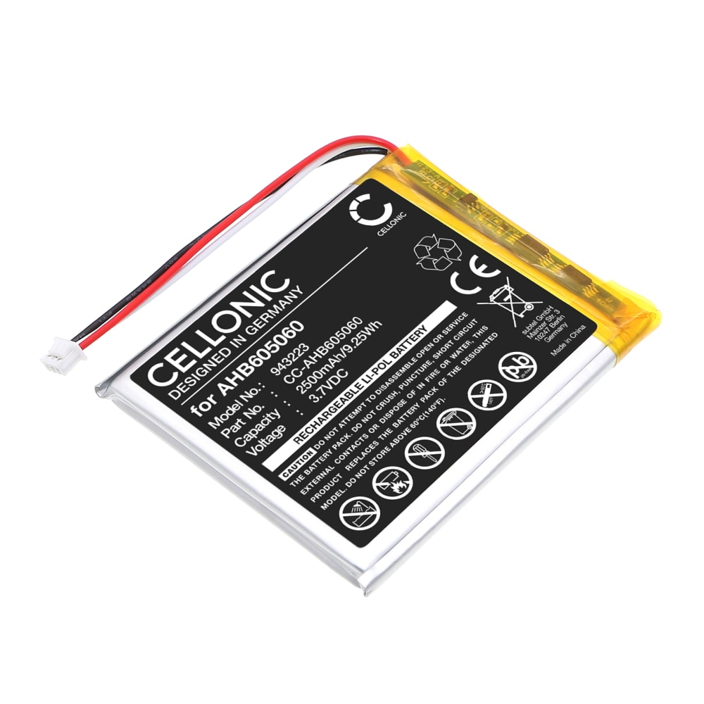 Batteri for HelloBaby HB40, HB50, HB6351 2500mAh fra CELLONIC