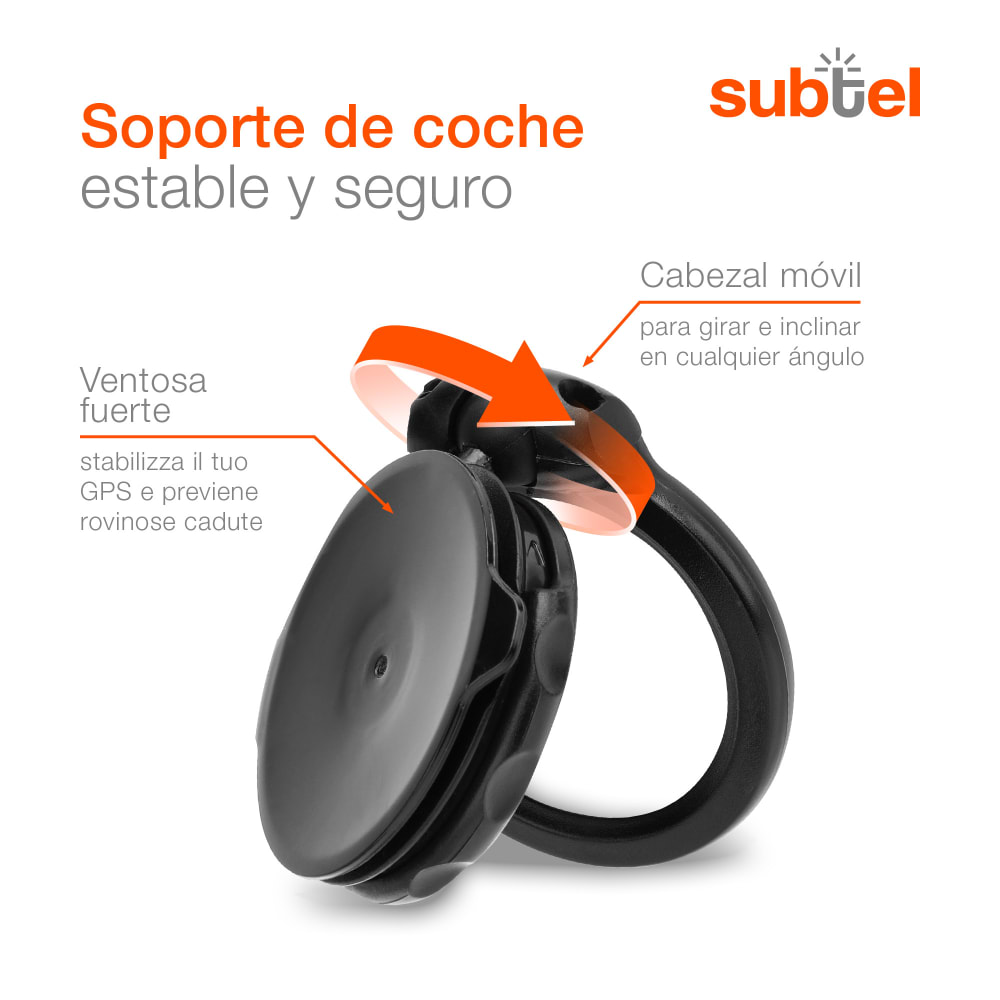 STAFFA A VENTOSA TOMTOM ONE / ONE XL XL2 XXL EASYPORT GIREVOLE INCLINABILE - Foto 6