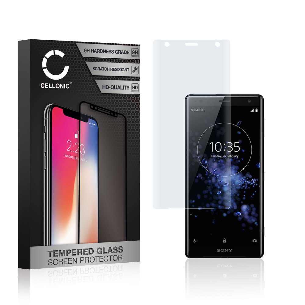 Skærmbeskytter glas til Sony Xperia XZ2 - Tempered Glass (HD kvalitet / 3D Full Cover / 0,33mm / 9H)