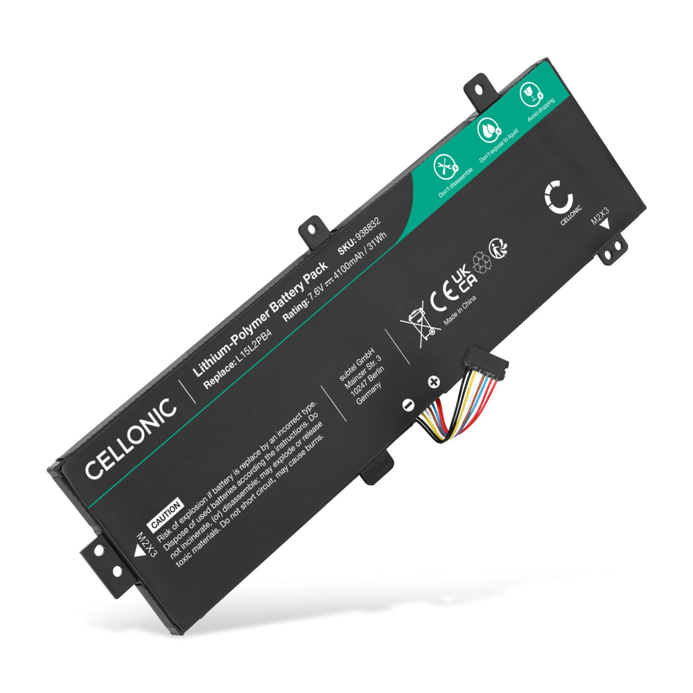 Batteri for Lenovo IdeaPad 310 (14ISK, 14IKB, 15ISK, 14IAP, 15ISK, 15IKB), 510 (15IKB, 15ISK), L15M2PB3, L15C2PB5 4100mAh 7.6V fra CELLONIC