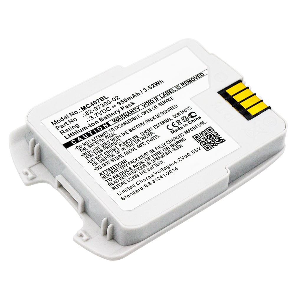 Batteria 82-97300-02BTRY-CS40EAB00-04 per Motorola Symbol CS 4070 CS 4070-SR Motorola Symbol CS4070 CS4070-SR Affidabile ricambio da 950mAh per scanner lettore codici a barre pistola etichettatrice