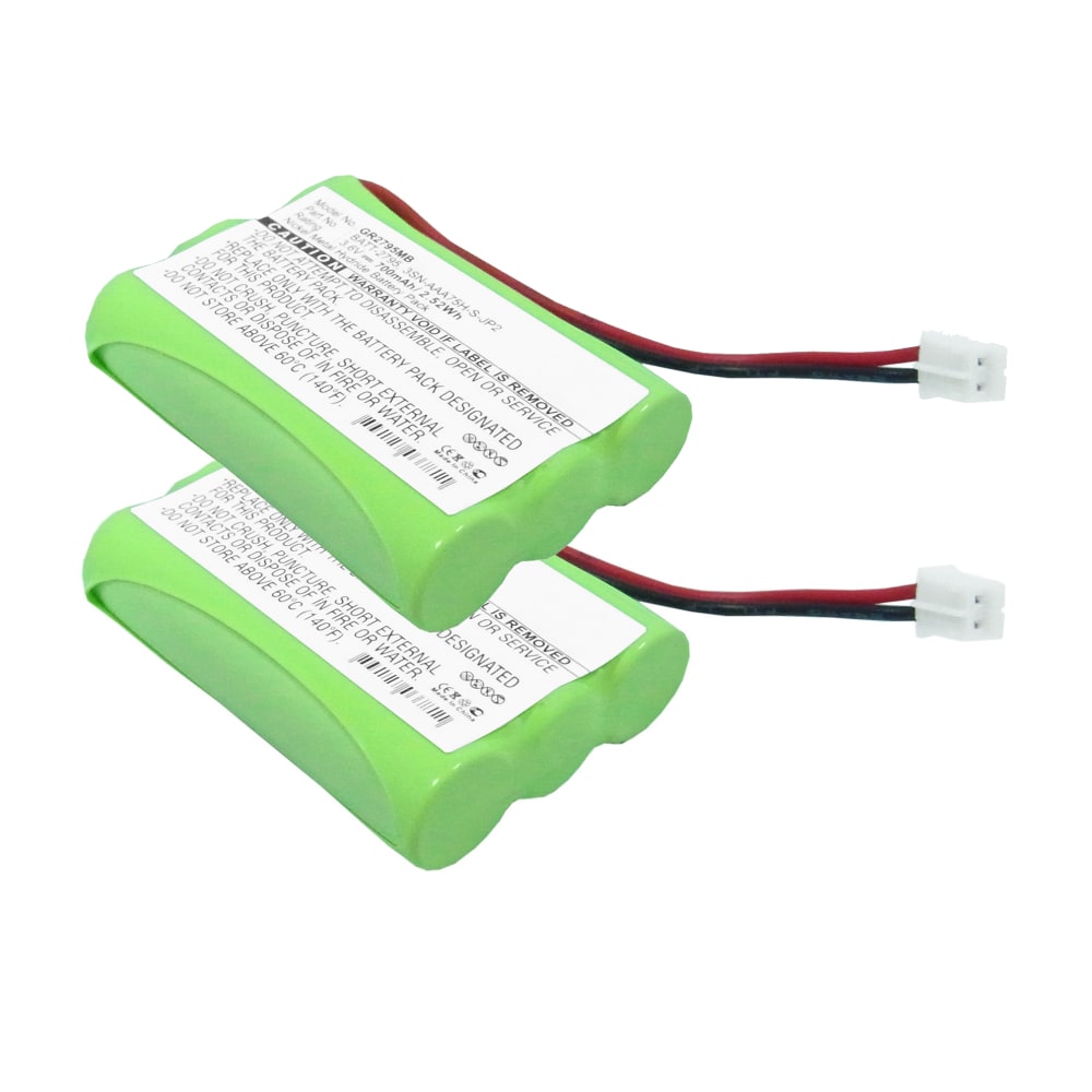 2x CB94-01A Ersatz Akku für Motorola MBP36, MBP33, Graco iMonitor Vibe, 2791, 2795 Babyphone Ersatzakku - 700mAh Babyfon Zusatzakku , Batterie