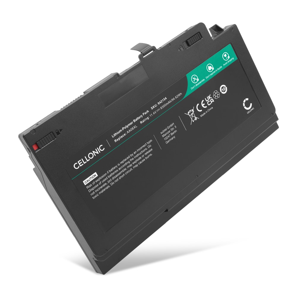 Batteri for HP ZBook 17 G4, AA06XL, HQ-TRE, Z3R03UT 8300mAh fra CELLONIC