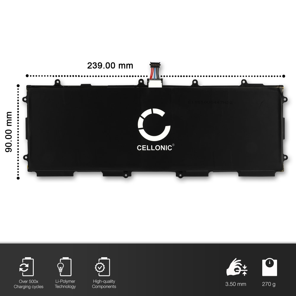 Samsung Galaxy Tab 2 10.1 GTP5100 Tablet Ersatz Akku SP3676B1A