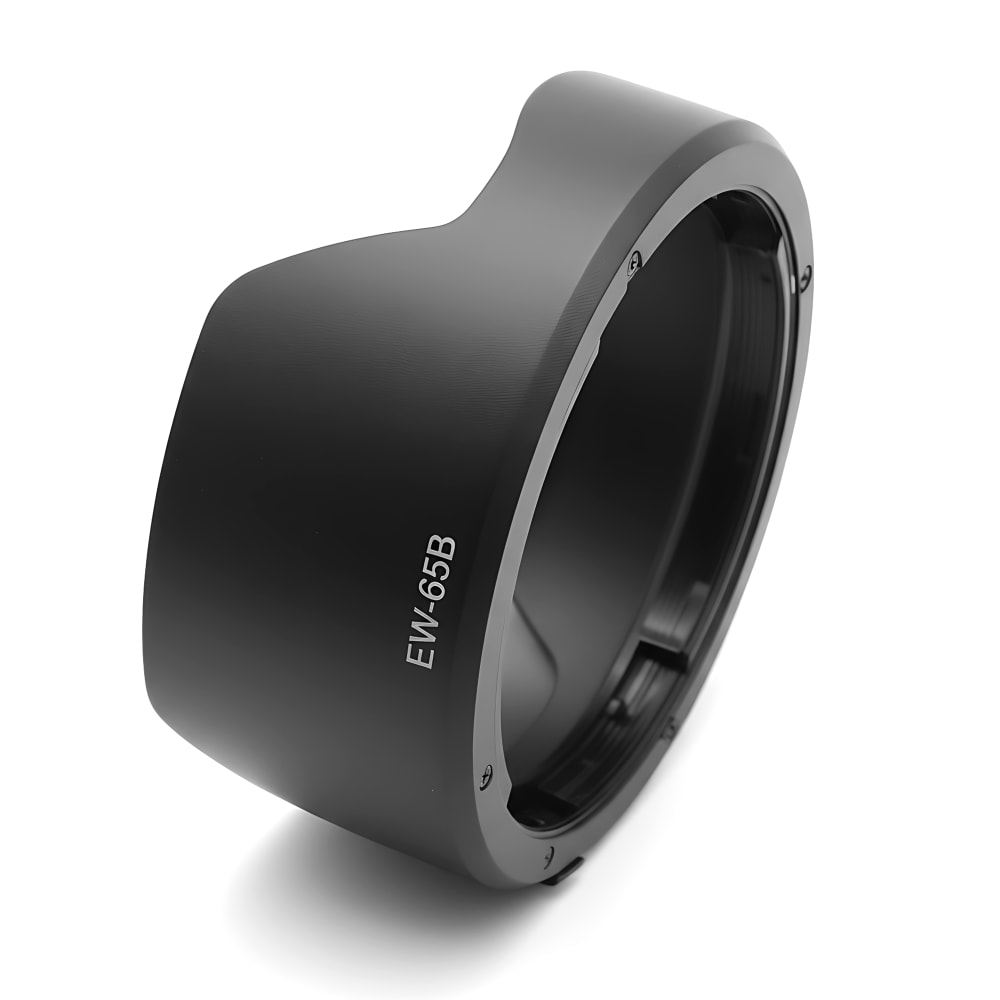 EW-65B Kamera Solblender for Canon EF 24mm f/2.8 IS USM, EF 28mm f/2.8 IS USM – Plast Lukkeskrue Solblender fra CELLONIC
