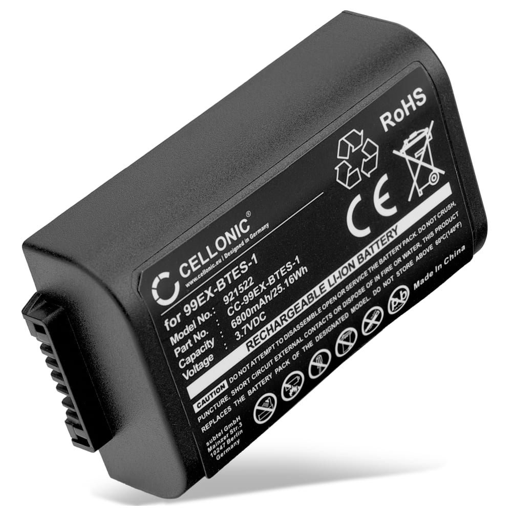 Batteri for Honeywell Dolphin 99EX, 99GX, 99EXhc, 99EX-BTEC 6800mAh 3.7V fra CELLONIC