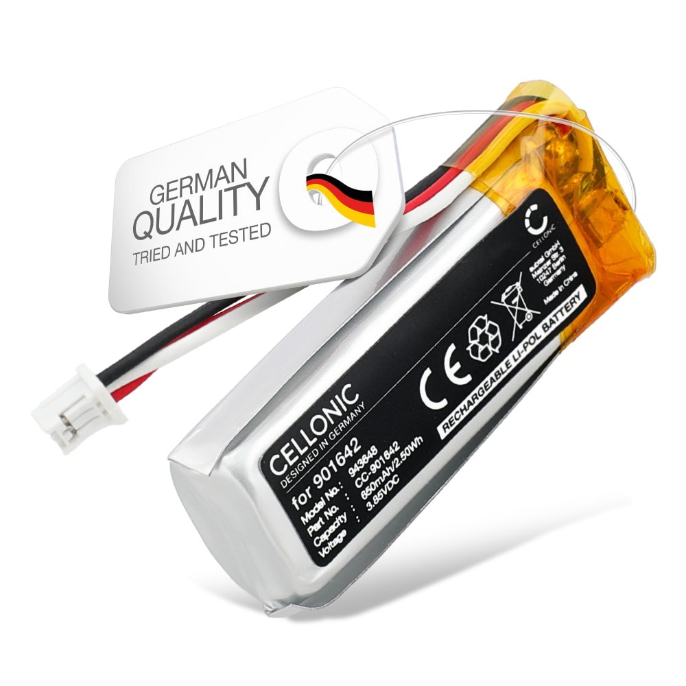 Batteri for Somfy Nina IO, 5121348A, 515657C 901642 (650mAh, 3.85V) fra CELLONIC