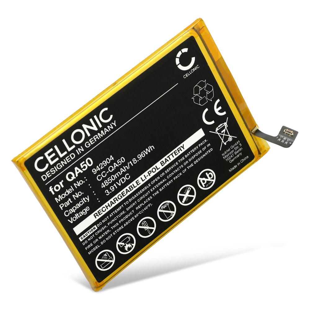 Batteri för Motorola Moto G24 Power 4G, XT2425, QA50 - 4850mAh 3,91V  från CELLONIC
