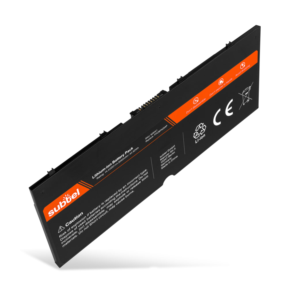 Batterie de rechange pour ordinateurs portables Fujitsu Lifebook T904 / T904U / T935 / U745 - 3050mAh 14.4V