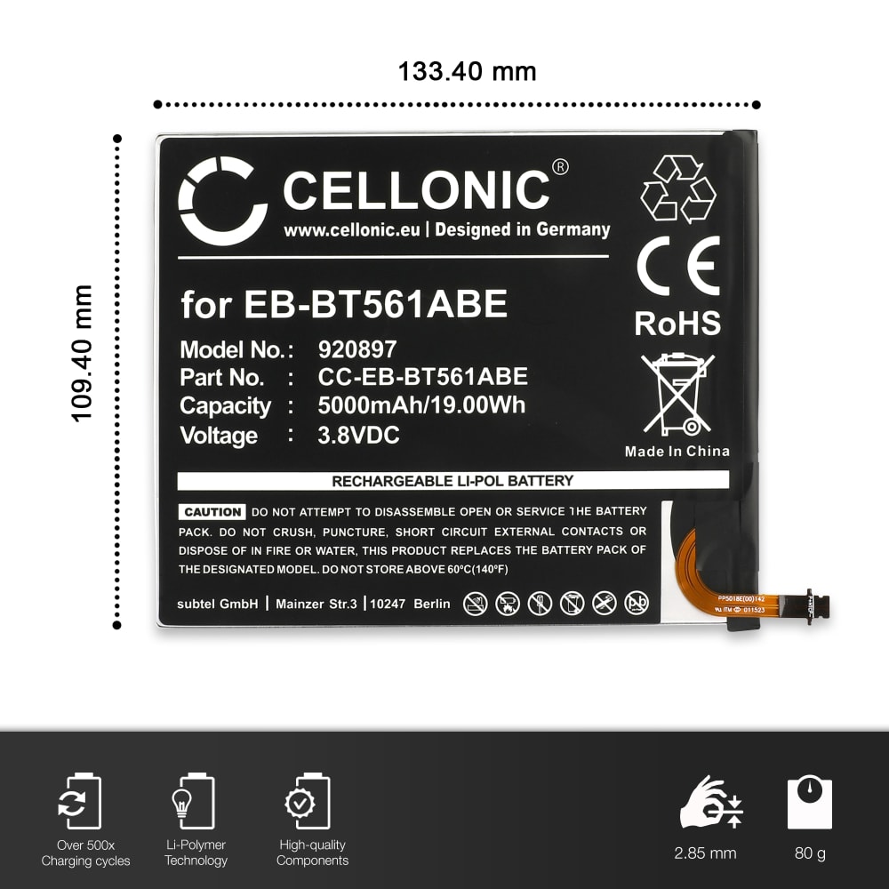 Samsung Galaxy Tab E 9.6 (SMT560 / SMT560N / SMT561) Battery EB