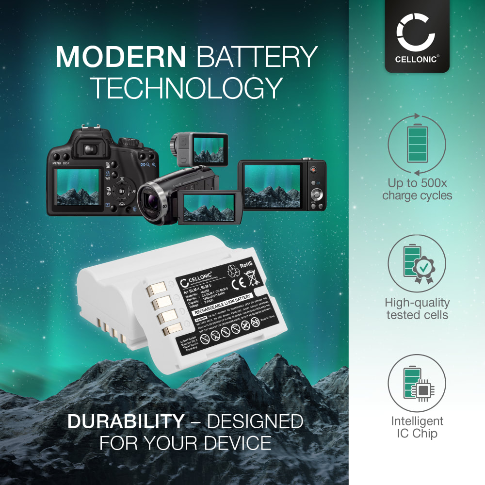 2 pièces PS-BLM1 BLM-1 PS BLM1 batterie + double chargeur USB pour Olympus E -300 E-330 E-500 E-510 C-5060 C-7070 C-8080 E-1 E-3 E-30 E520  44