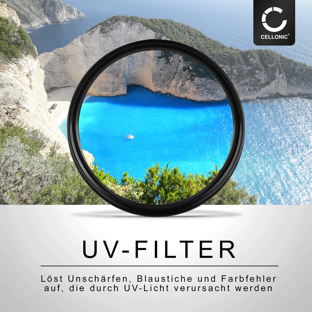 UV Filter für Panasonic Leica DG Summilux 25mm F1,4 Asph Lumix G Vario