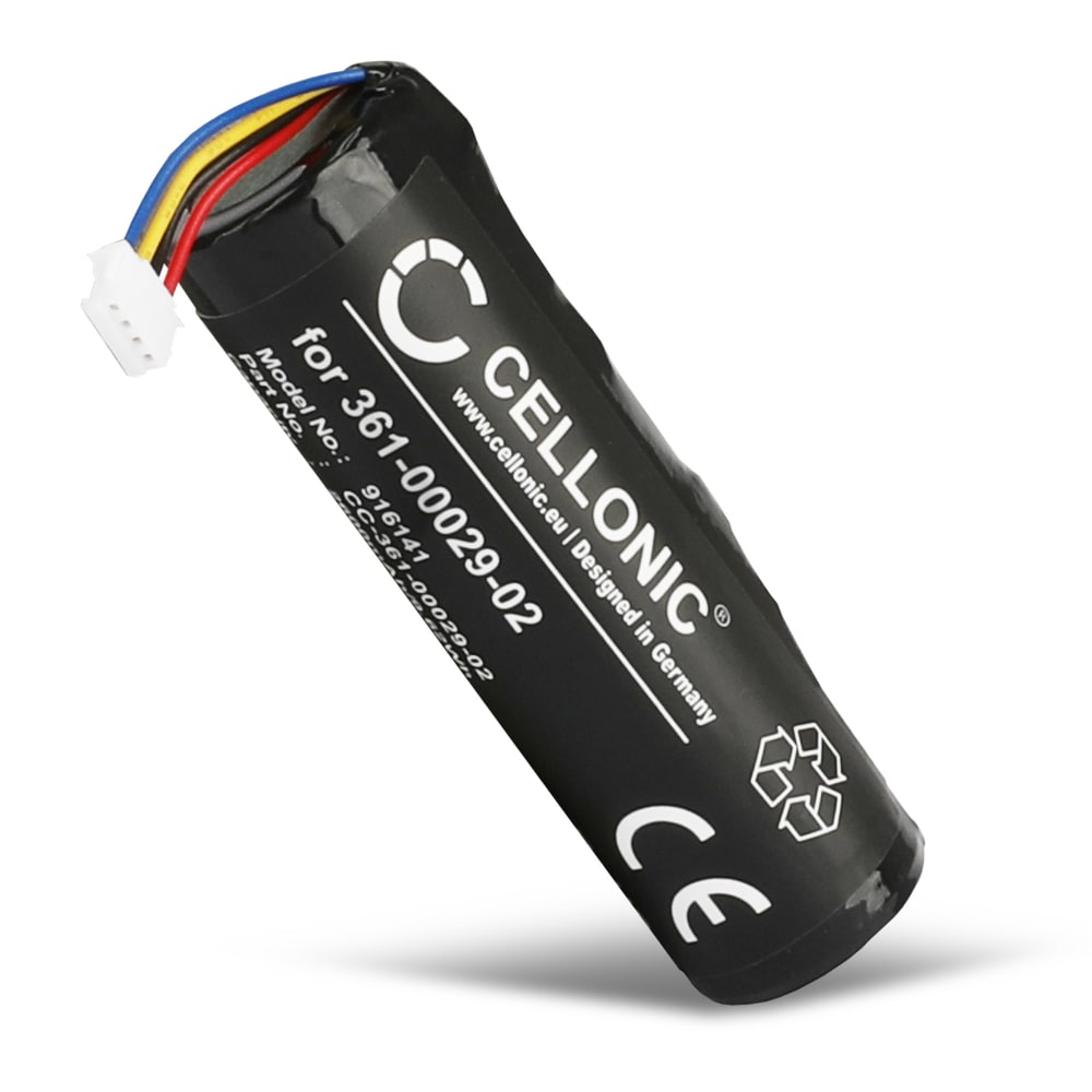 Ersättningsbatteri Garmin 361-00029-02, Garmin 010-11828-03 - Batteri för Garmin Alpha 100, DC50, T5 GPS, TT10, TT15 dog tracker / hundhalsband - med hög kapacitet om 2600mAh för lång batteritid - Laddningsbart ersättningsbatteri eller reservbatteri