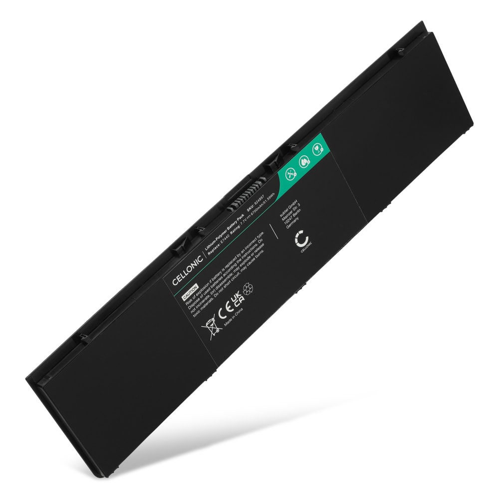 Batteri for Dell Latitude E7440, Latitude 14 E7450, Latitude 14 7000, 34GKR, PFXCR, V8XN3, 5K1GW, 909H5, T19VW 6700mAh 7.7V fra CELLONIC