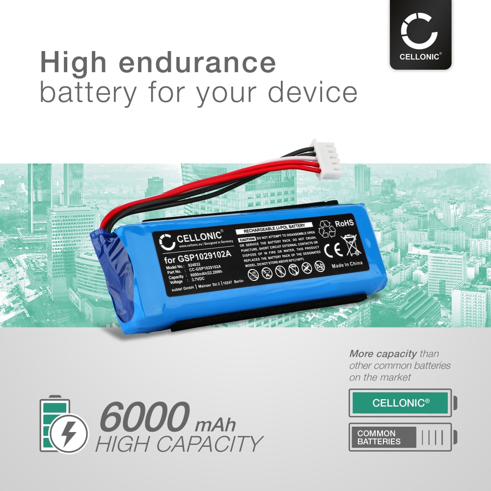 2x JBL Charge 3 Battery GSP1029102A