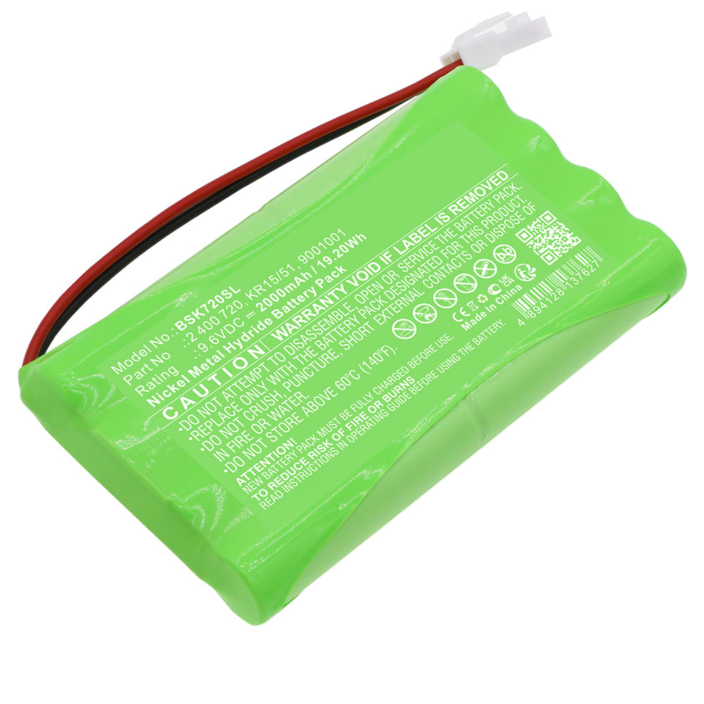 Batteri for Bosch Somfy Elixo 500 3S io / GDK 3000, GDK 700 / Freevia 600, 400 2000mAh fra CELLONIC