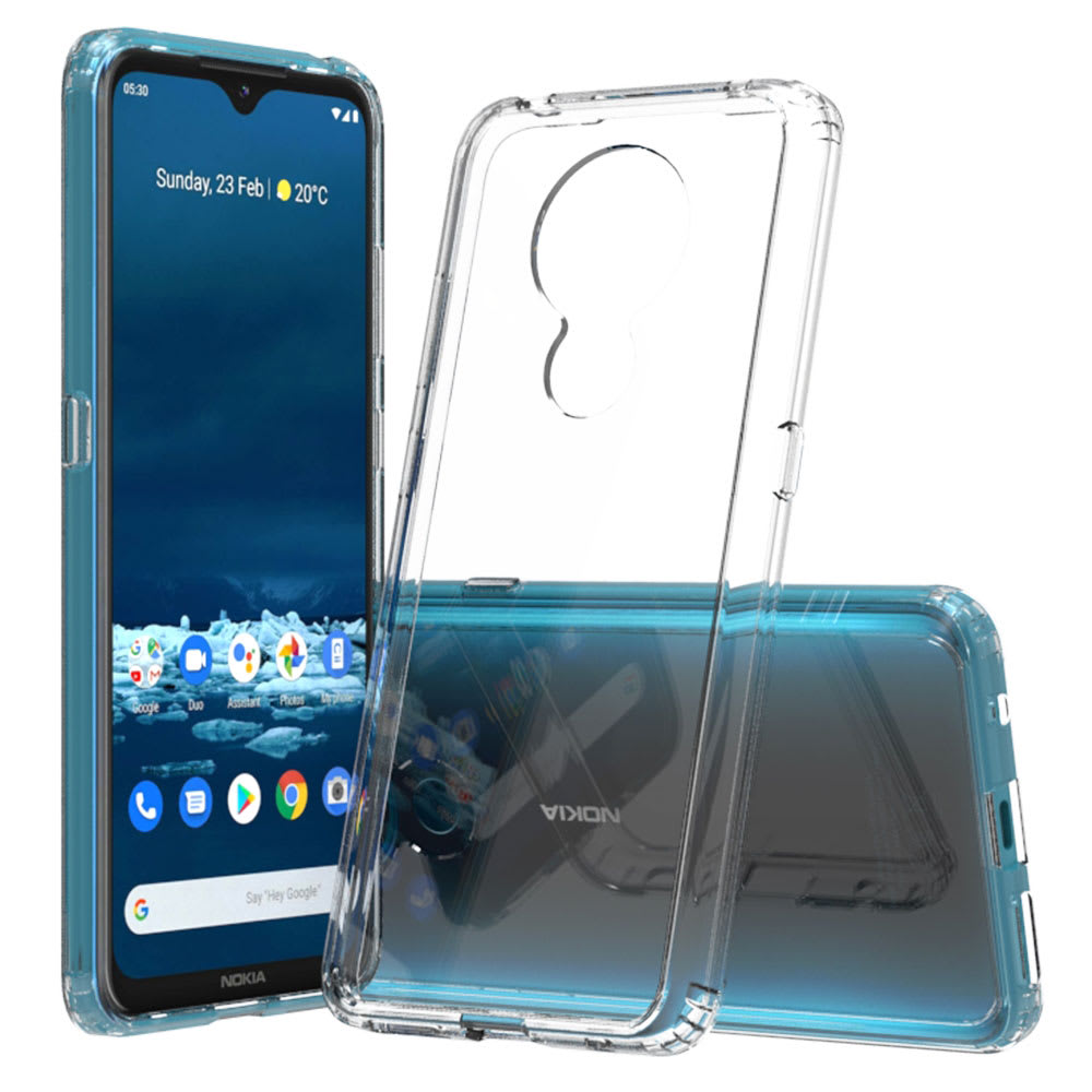 subtel® Funda de móvil para Nokia 5.3, Funda protectora de TPU, Protector de móvil de color Transparente, Phone Case / Back Cover