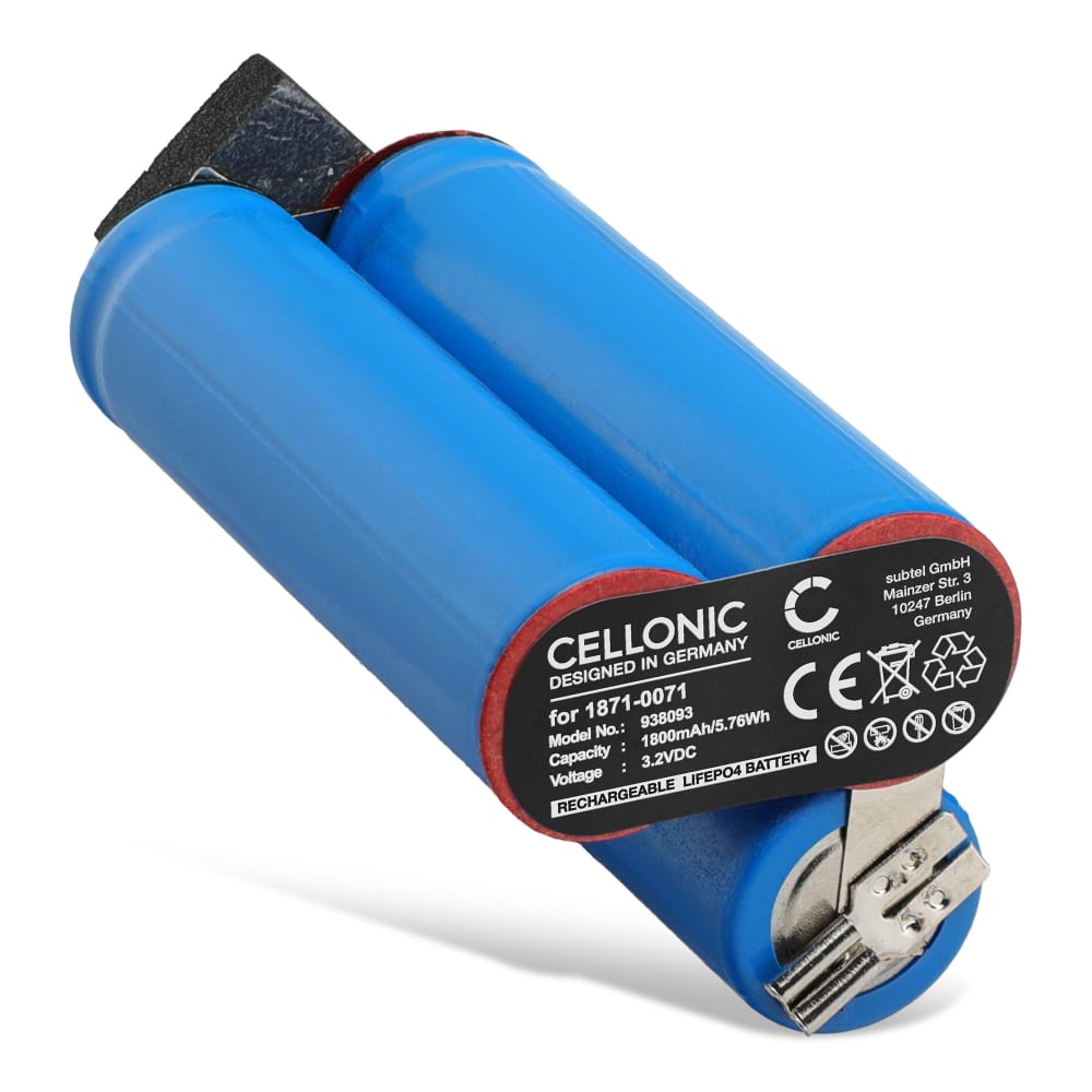Batteri for Moser Chromstyle Pro (LiFePO4) 1800mAh fra CELLONIC