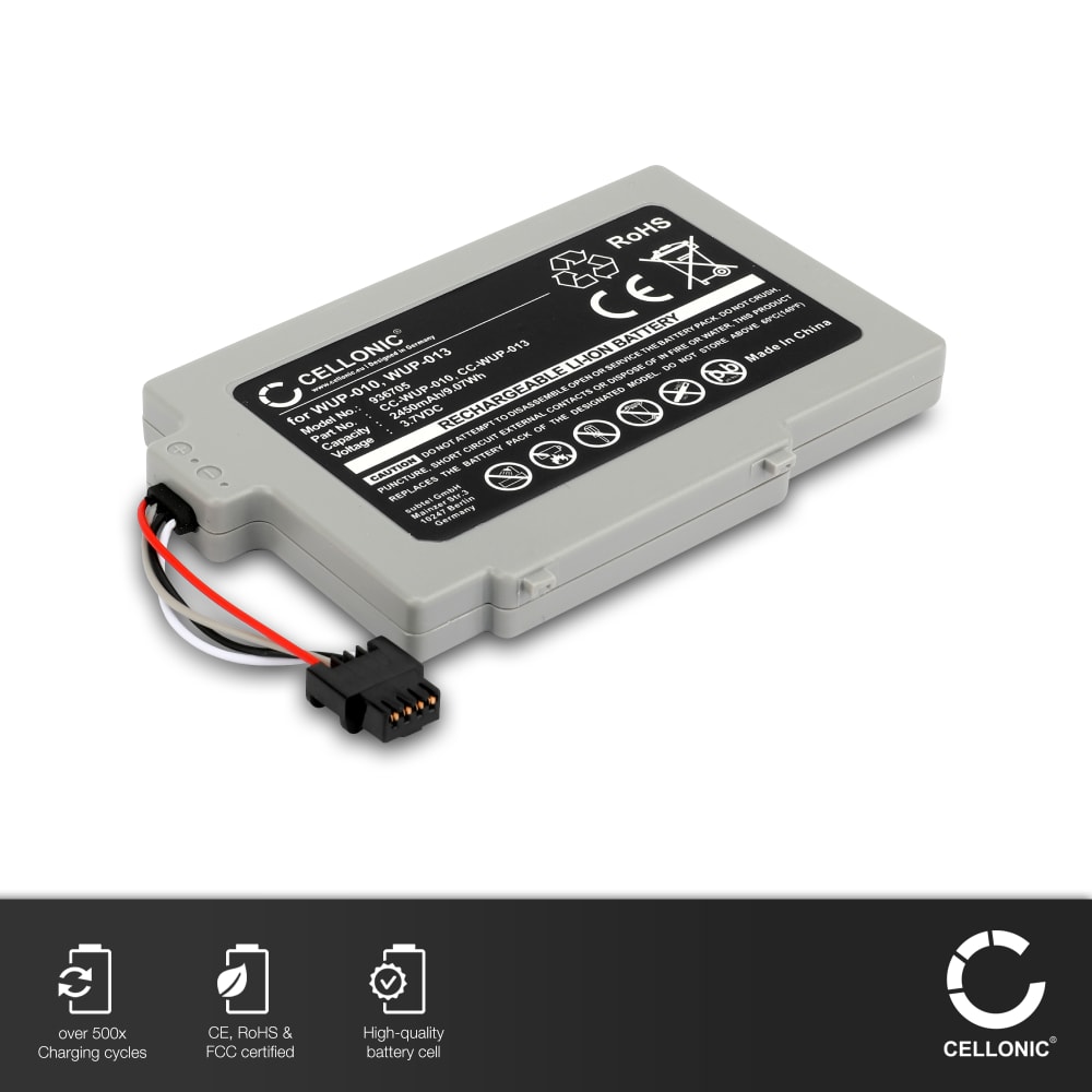 WUP010, WUP013 Ersatz Akku für Nintendo Wii U GamePad