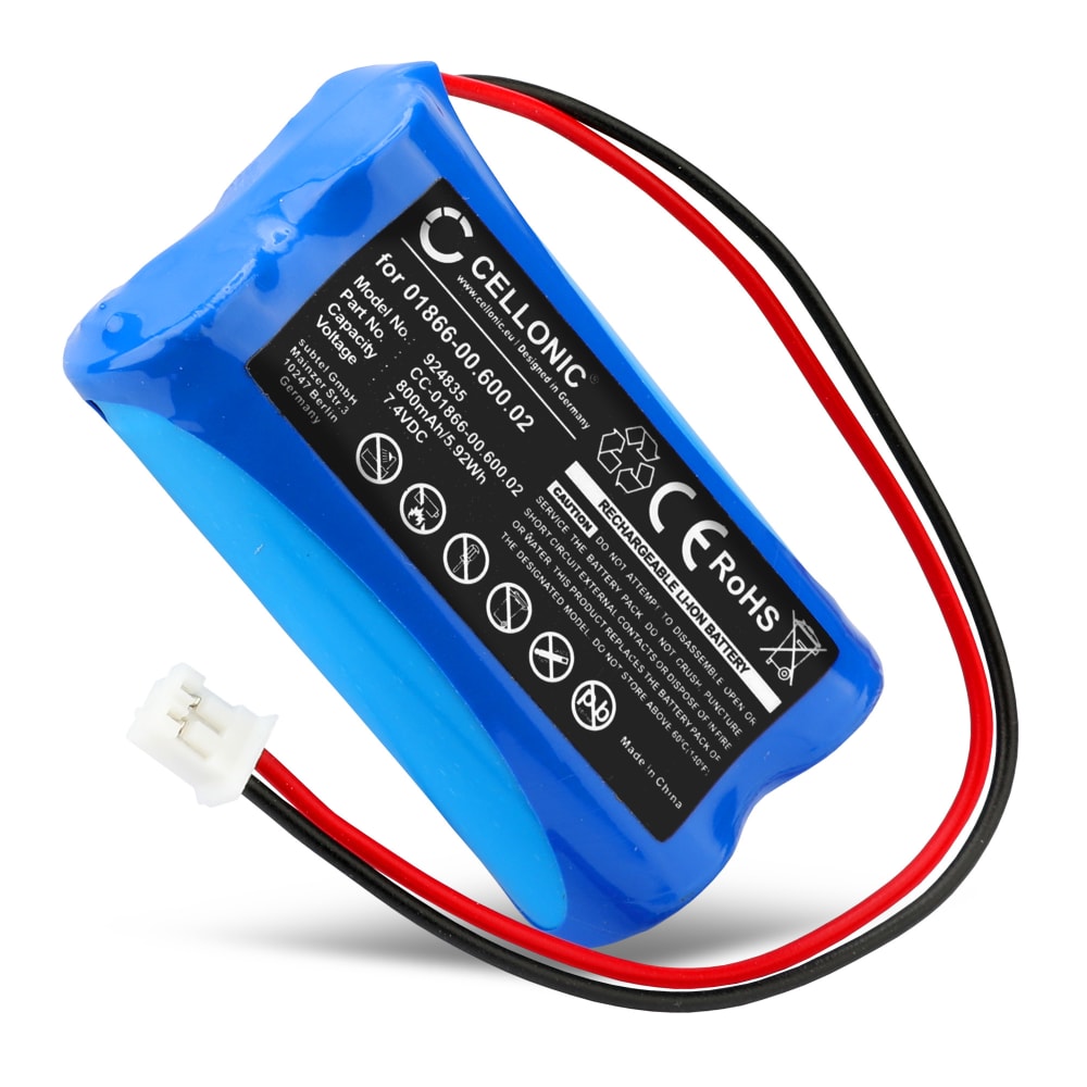Batteri for Gardena C 1060 Solar Plus, 01866-00.600.02 800mAh fra subtel