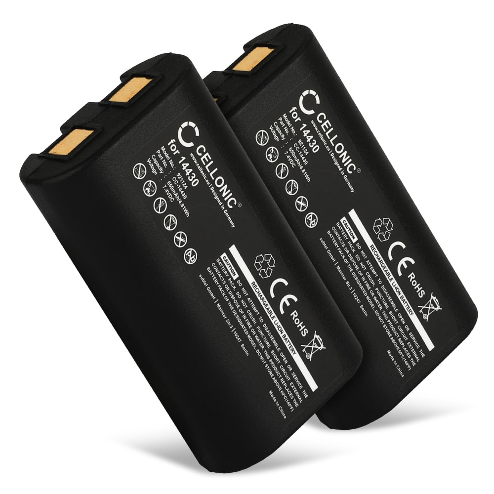 menge_mfb] S0895880,W003688,14430 Batteri för trådlös 3M PL200 / Dymo LabelManager 260 260P, 280, PnP skrivare - lång batteritid och hög 650mAh kapacitet - Laddningsbart ersättningsbatteri eller reservbatteri för etikettskrivare, fotoskrivare, label maker, printer mm
