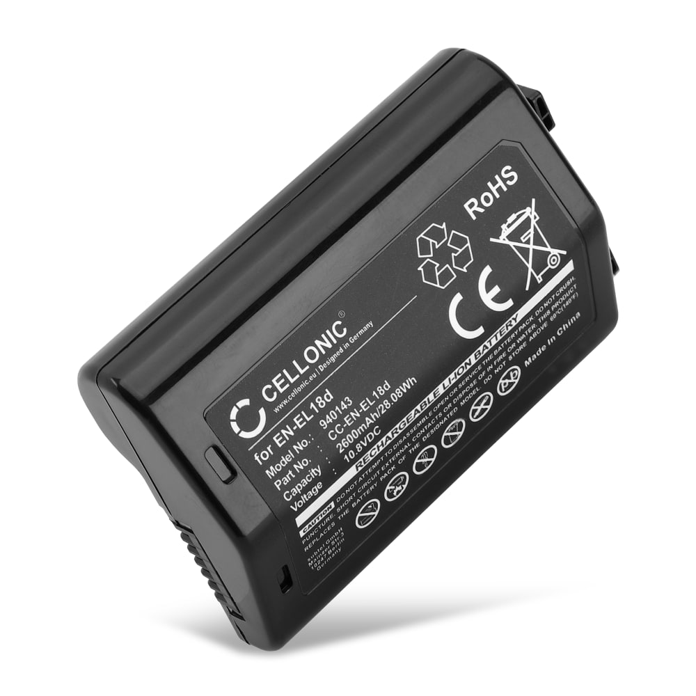 Batteri for Nikon Z 9 / D6 Kameraer 2600mAh fra CELLONIC