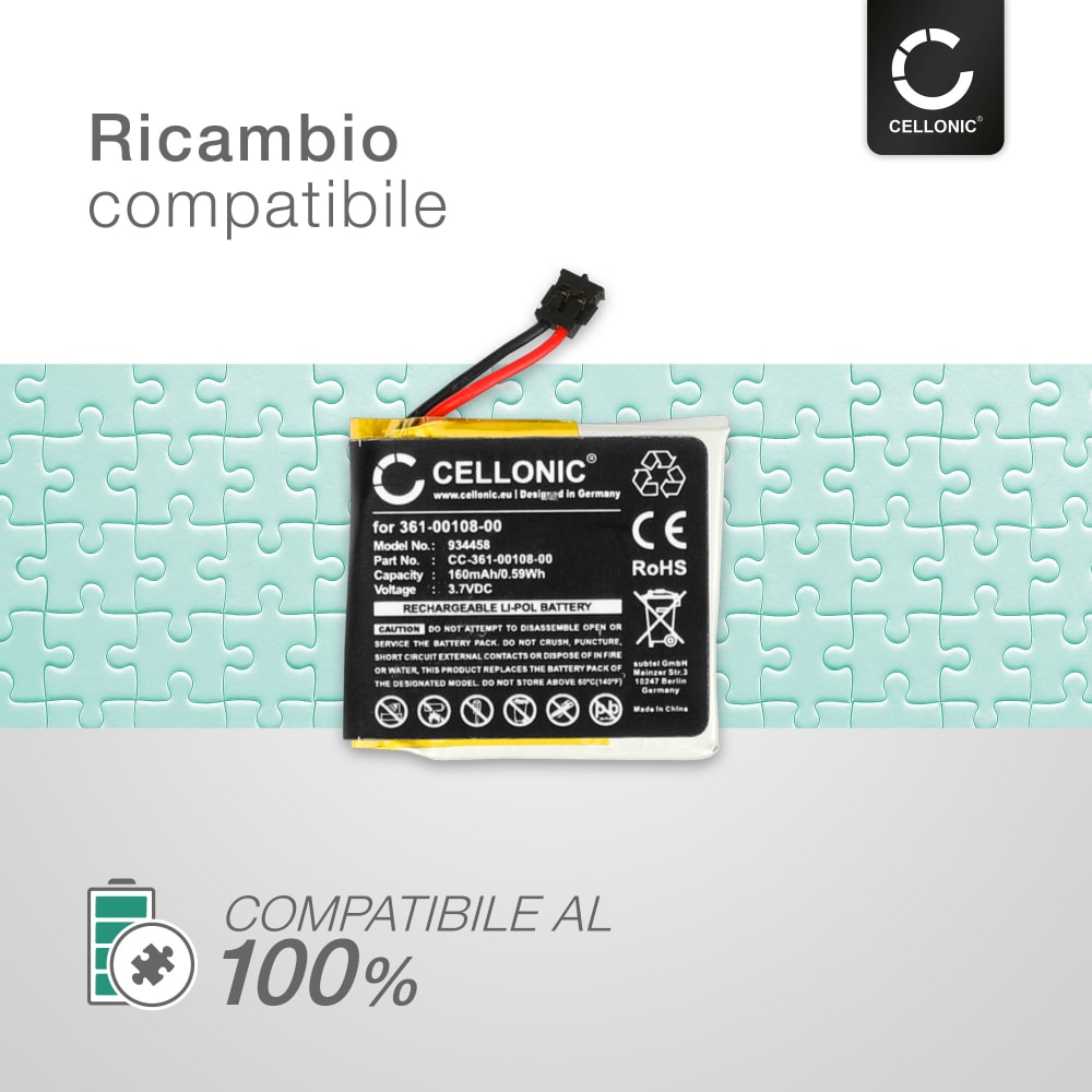 Batteria CELLONIC 160mAh Per Garmin Vivoactive 3 - Ricambio Smartwatch + Kit Strumenti - Foto 4