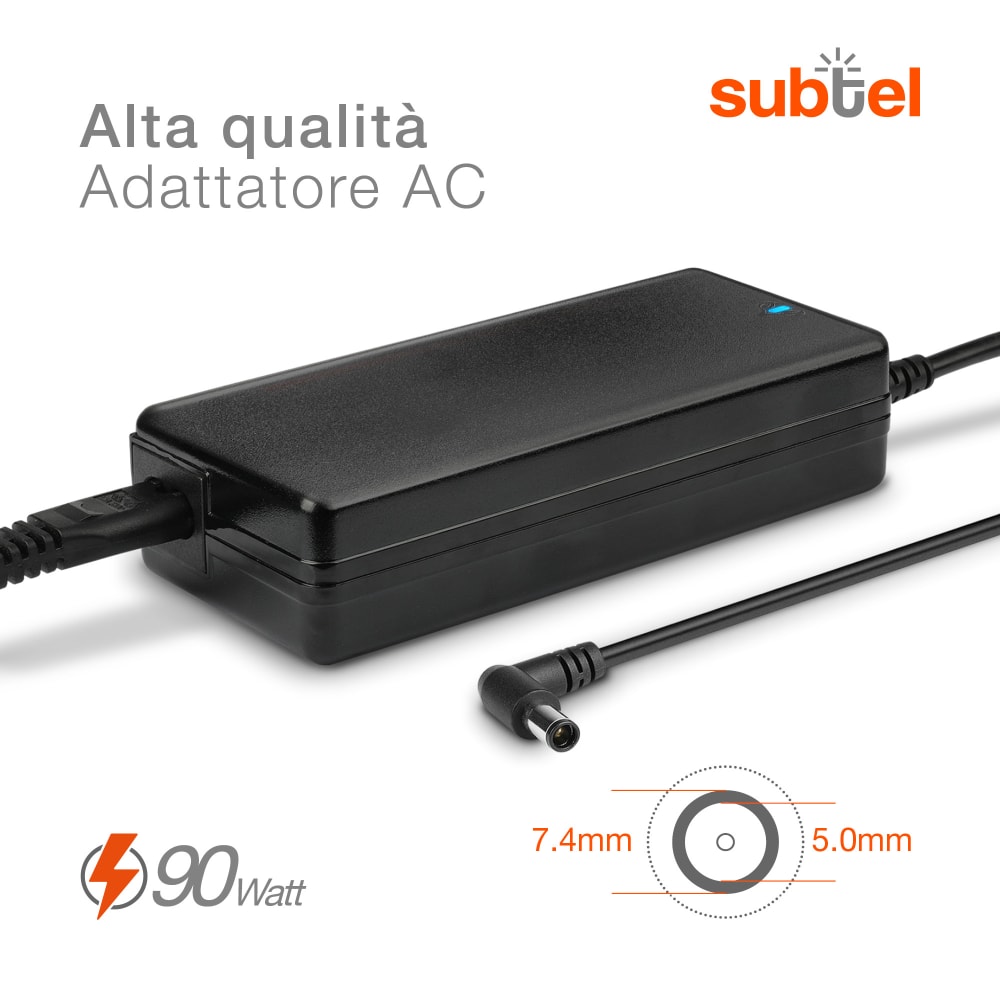 Alimentatore 65W Per Dell Inspiron, Vostro, Latitude - Caricabatterie Compatibile Con Cavo - Foto 3