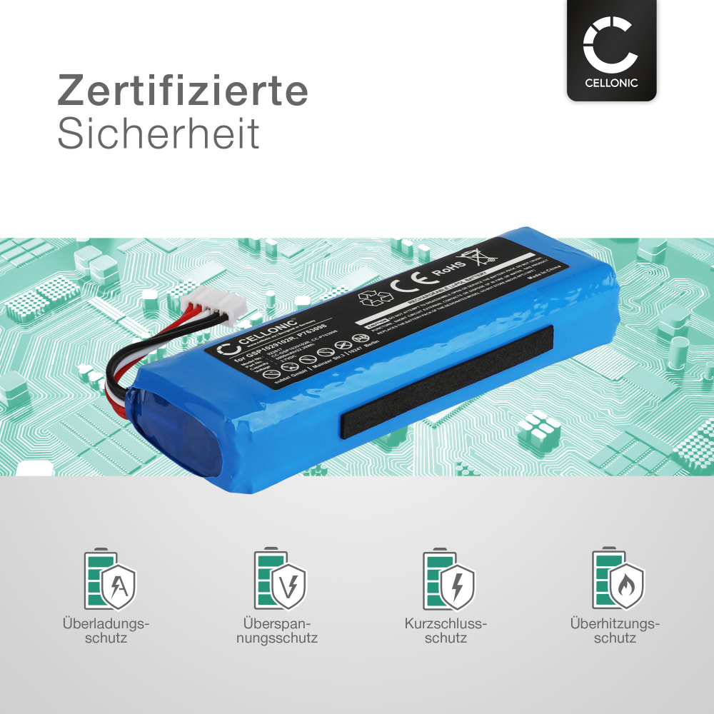 Akku JBL Charge 2, Charge 2+