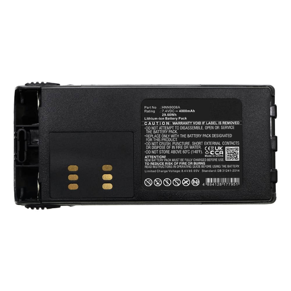 Batteri til Motorola GP340, GP360, GP380, GP320, GP680 - Reservebatteri HNN9008 4000mAh udskiftsningsbatteri