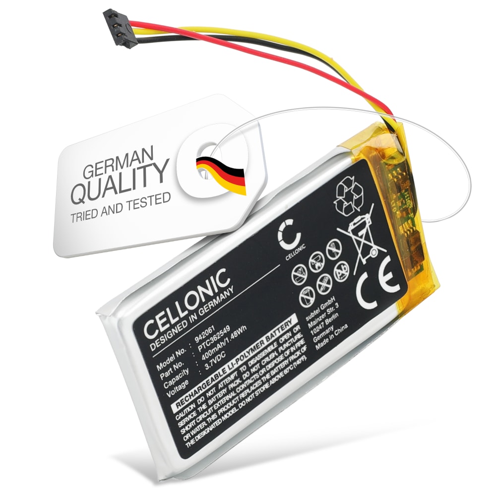 Batteri for Arlo Video Doorbell Wire-Free VMA2400-10000S 400mAh fra CELLONIC