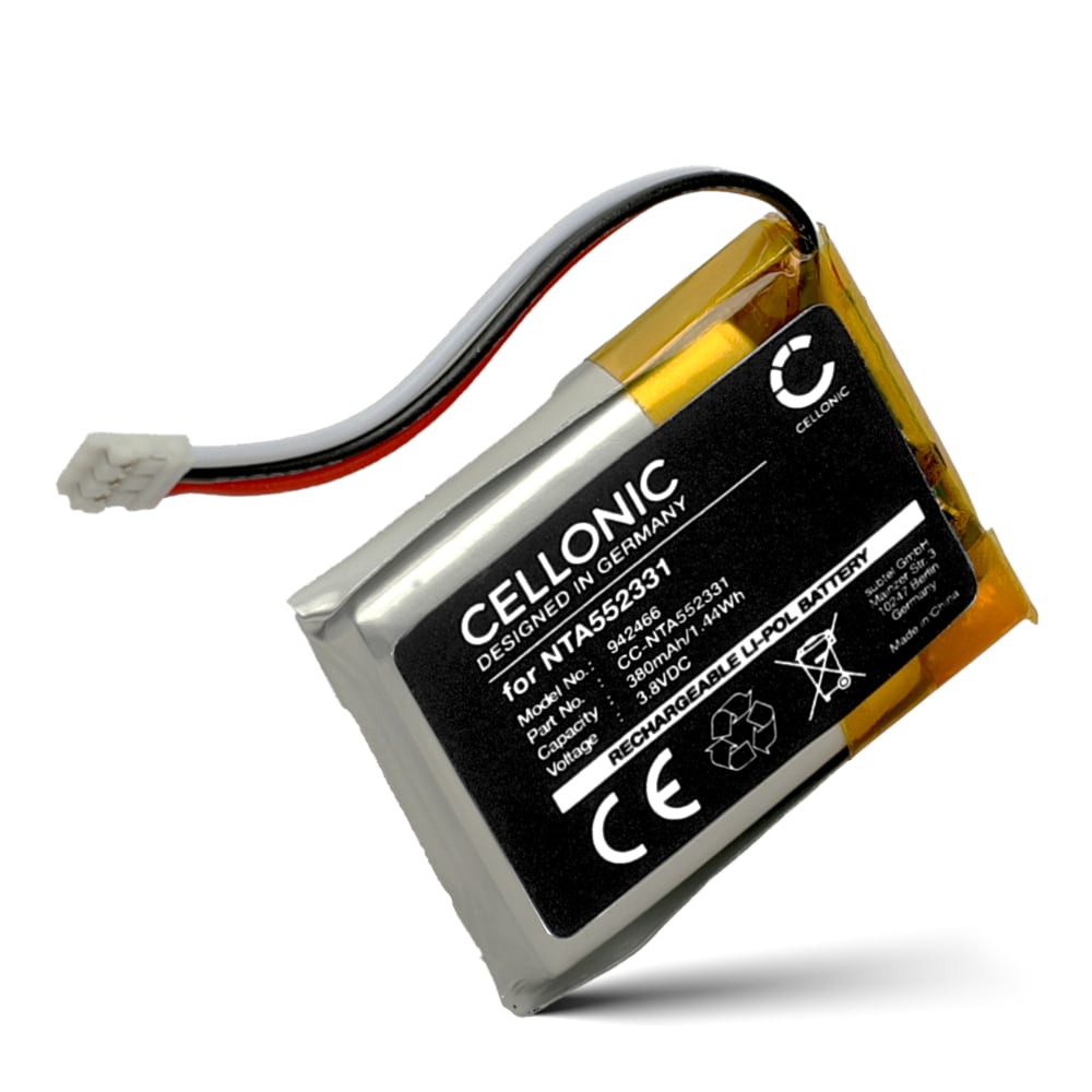Batteri for Rode Wireless GO II NTA552331 (380mAh, 3.8V) fra CELLONIC