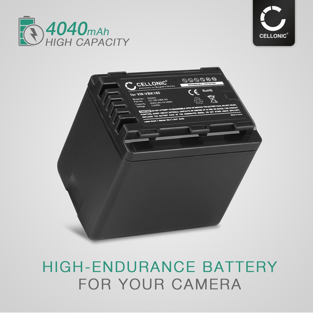 VWVBT190 Battery for Panasonic HCV180 HCV777 HCV770