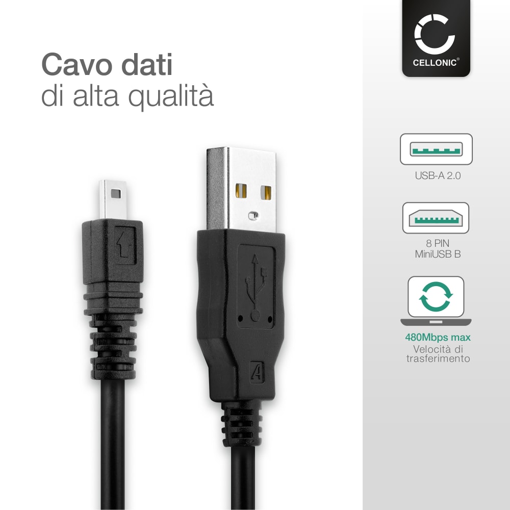 Cavo Di Sincronizzazione Dati Caricatore USB Per Panasonic Lumix - Foto 7